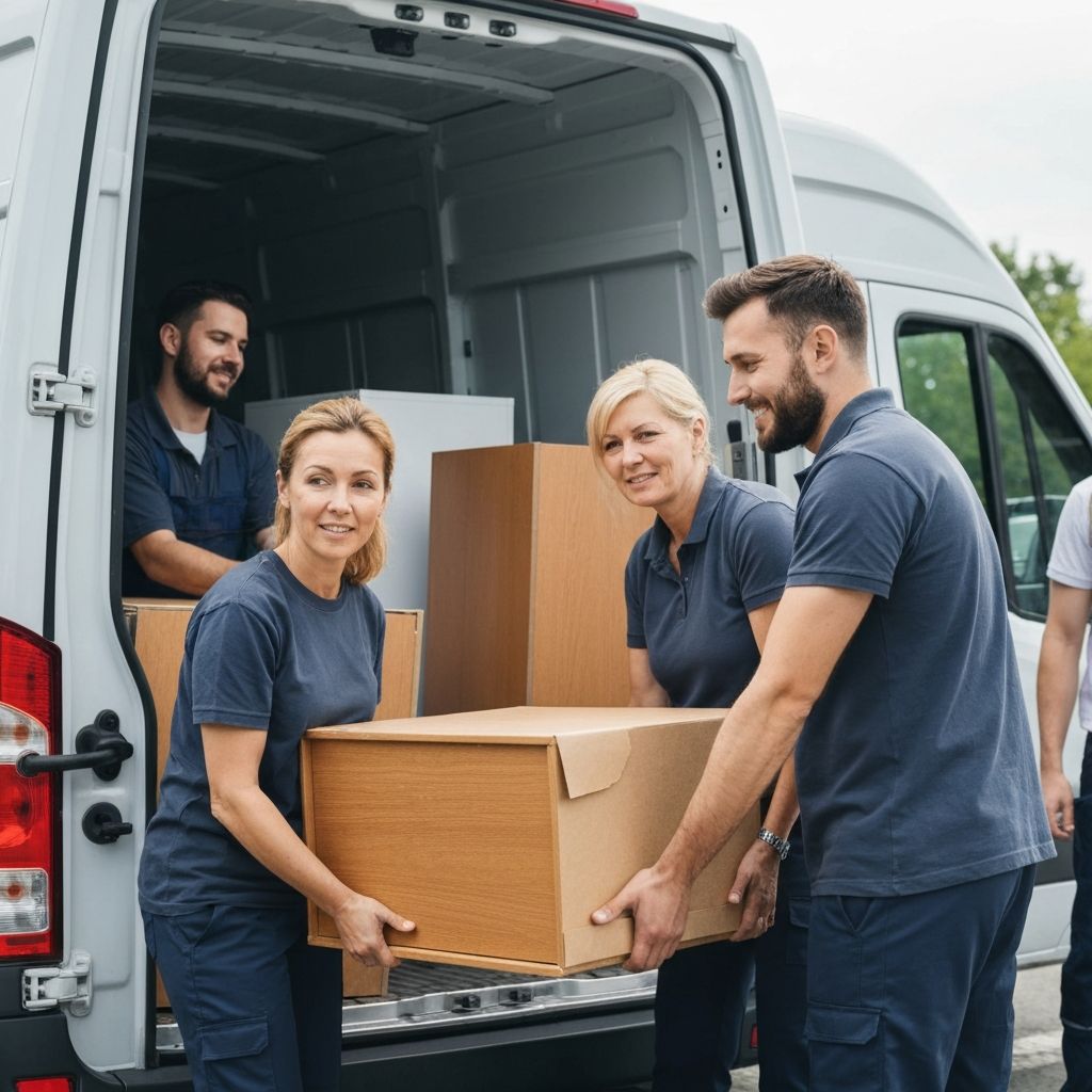 Professional removals team ready to serve